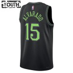 New Orleans Pelicans Trikot Jose Alvarado Nike 2023-24 City Edition Blau Swingman - Kinder